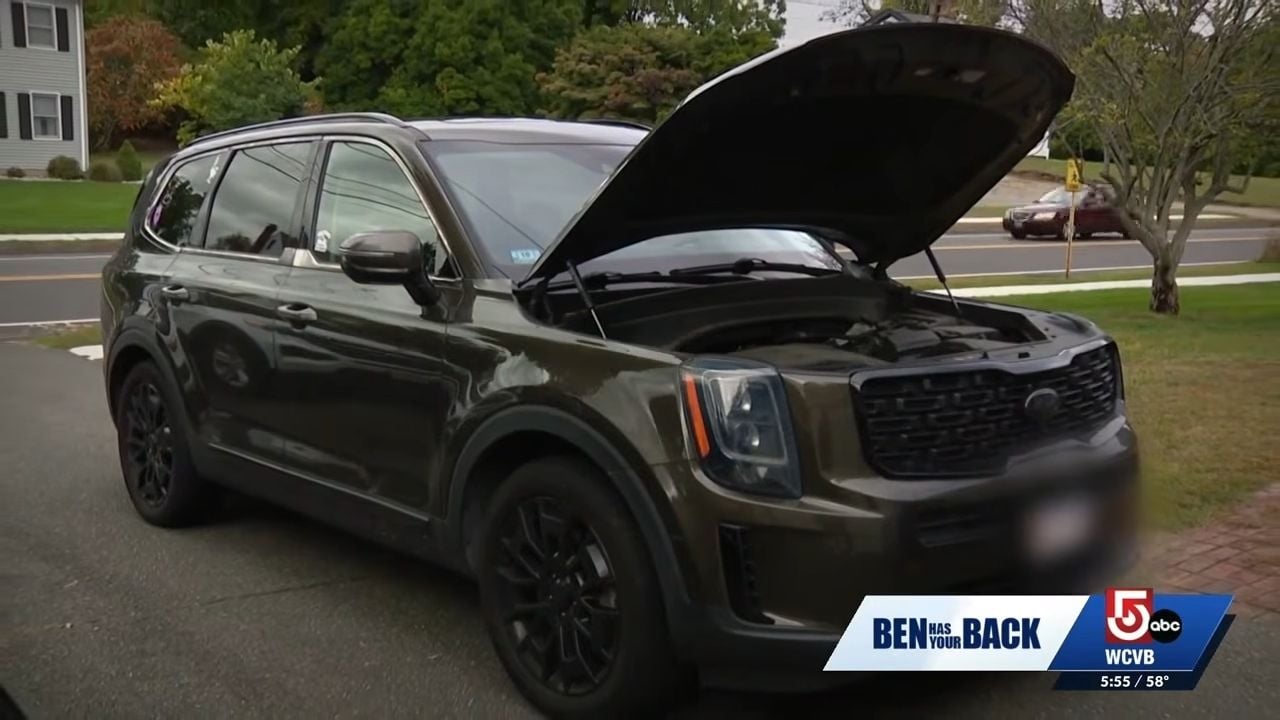 Massachusetts woman says Kia denied engine replacement over home oil changes 1-13 screenshot