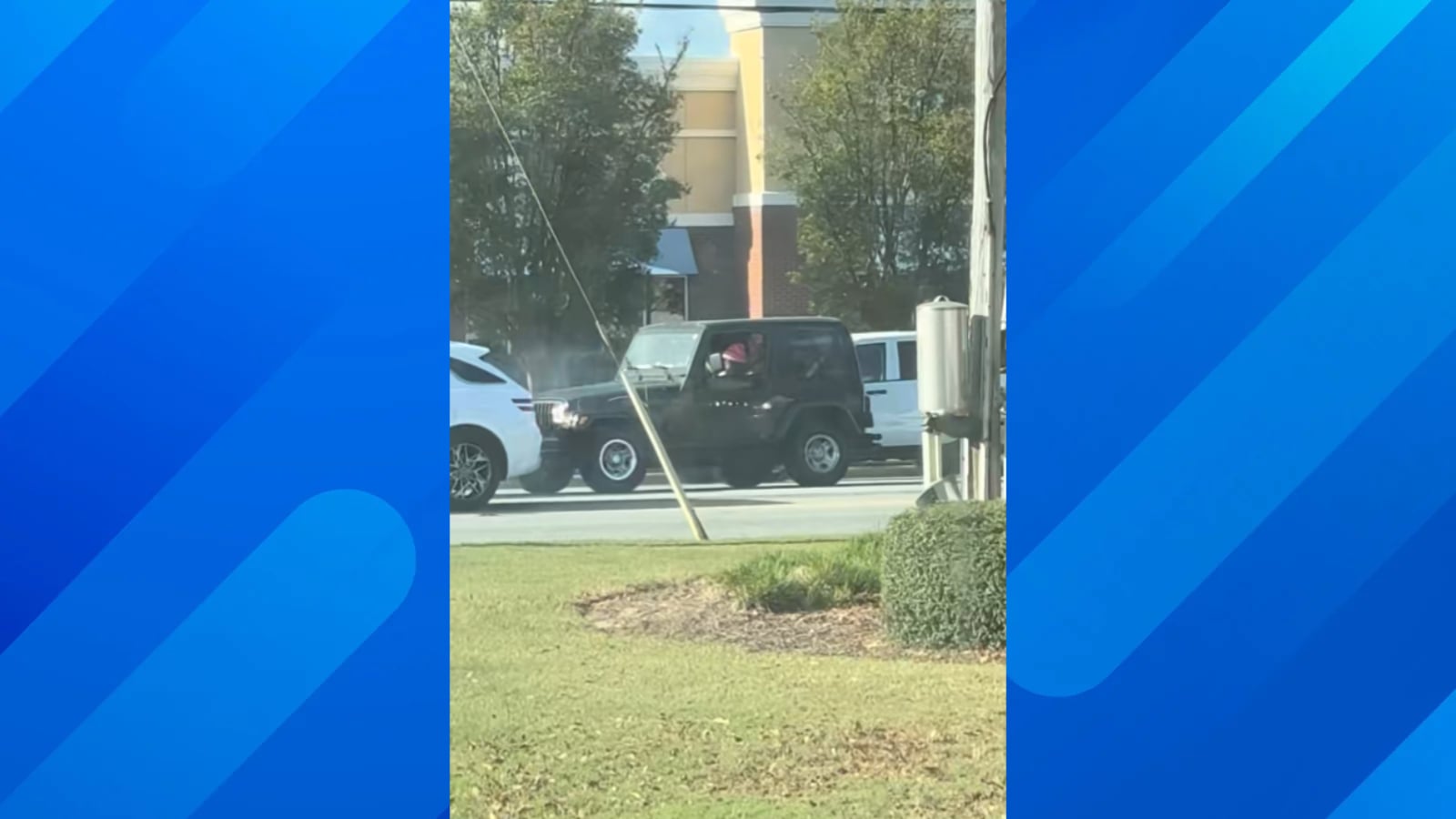 North Carolina Jeep Driver Reverses Into Car, Then Rams Truck in Front Before Fleeing Intersection