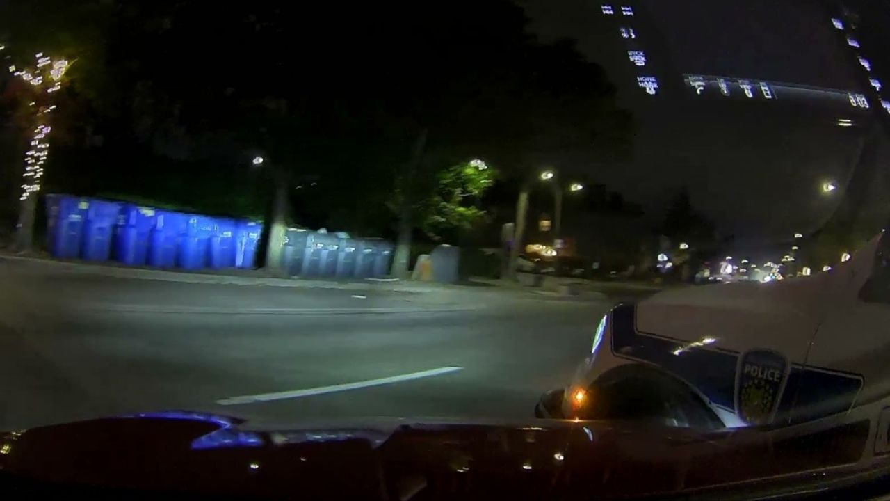 Police Dashcam Crash