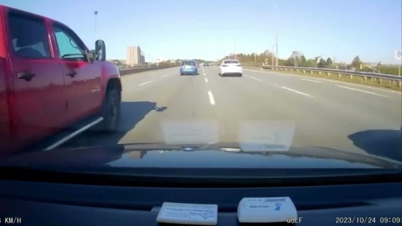 Poor Pickup Driving Onboard View