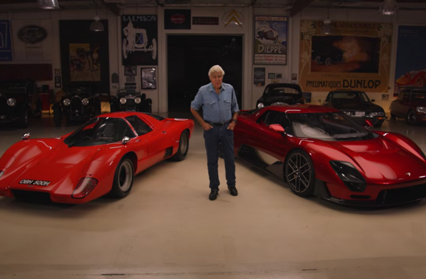 Jay Leno Introduces McLaren’s New Manual Supercar To The Car That Inspired It