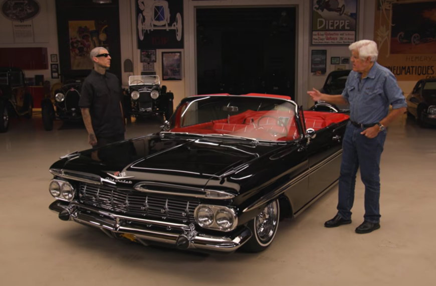 Jay Leno Takes Travis Barker’s Modified 1959 Impala For A Spin