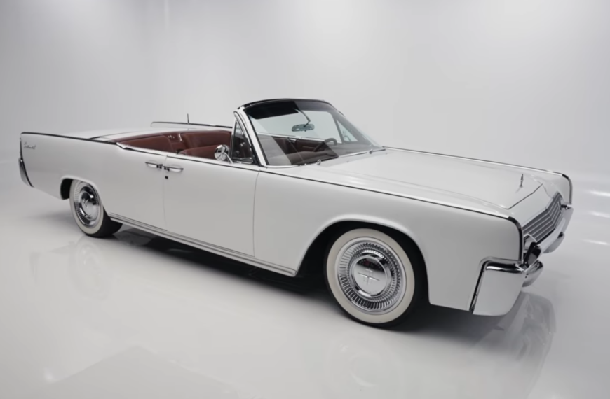 This Gorgeous 1961 Lincoln Continental Has Suicide Doors And LS3 Power… And It Could Be Yours