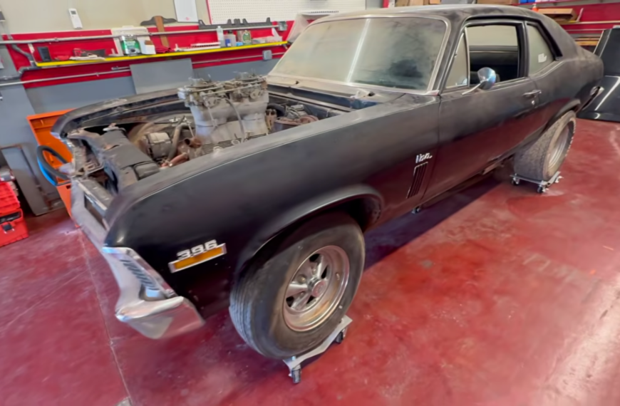 This Dusty 1970 Chevy Nova SS Has A 454 V8, But Its Past Is A Mystery