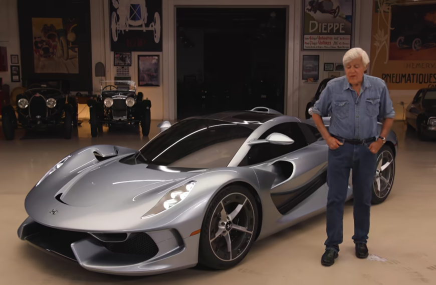 Jay Leno Gets A Sneak Peek Of The 2029 Hennessey Blackbird, A 9,000-RPM Hypercar With A Manual
