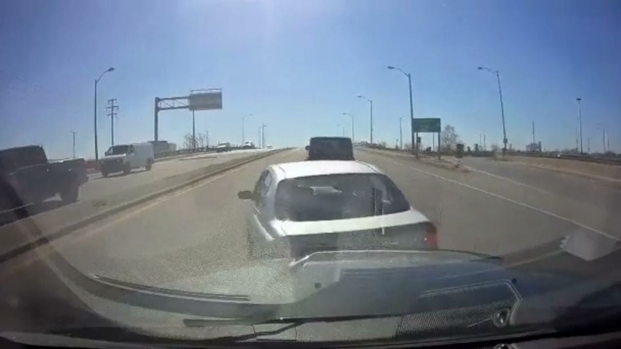 Silver sedan ran a red light