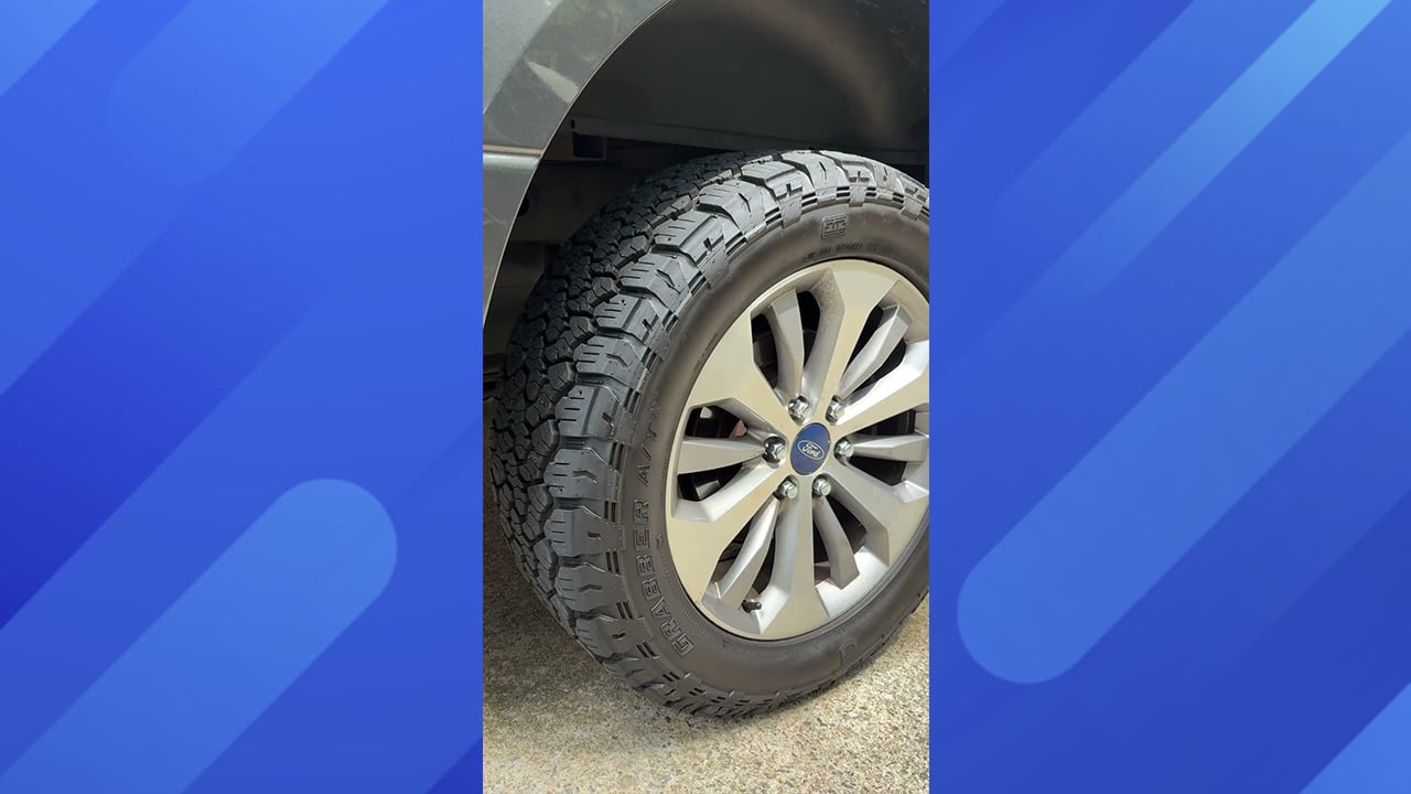 Tire Rotation Close Up