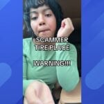 Woman scammed by dodgy tire featured image