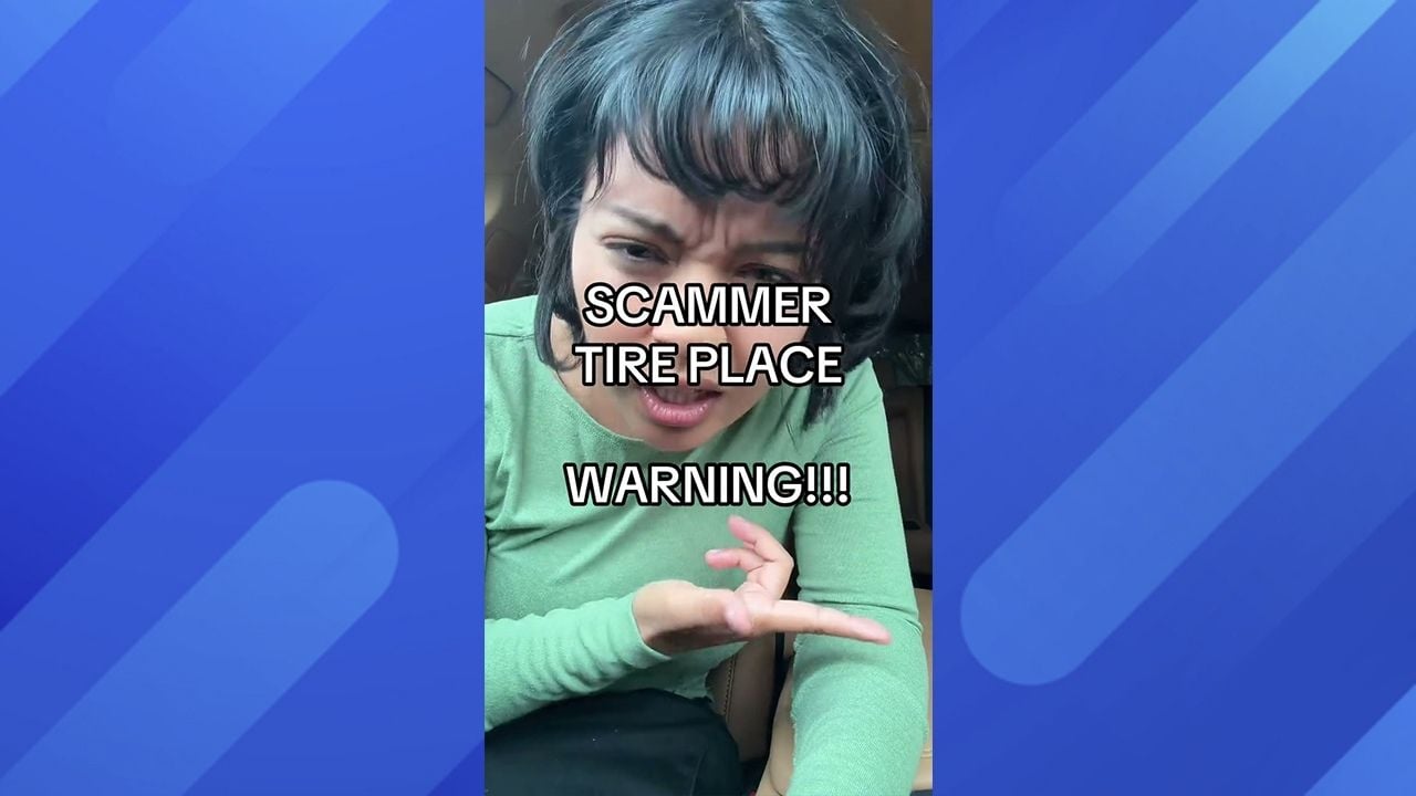 Woman scammed by dodgy tire
