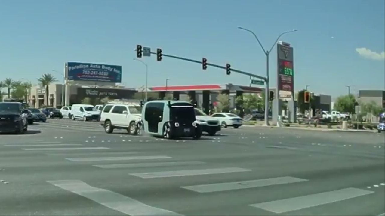 Zoox Robotaxi Crash