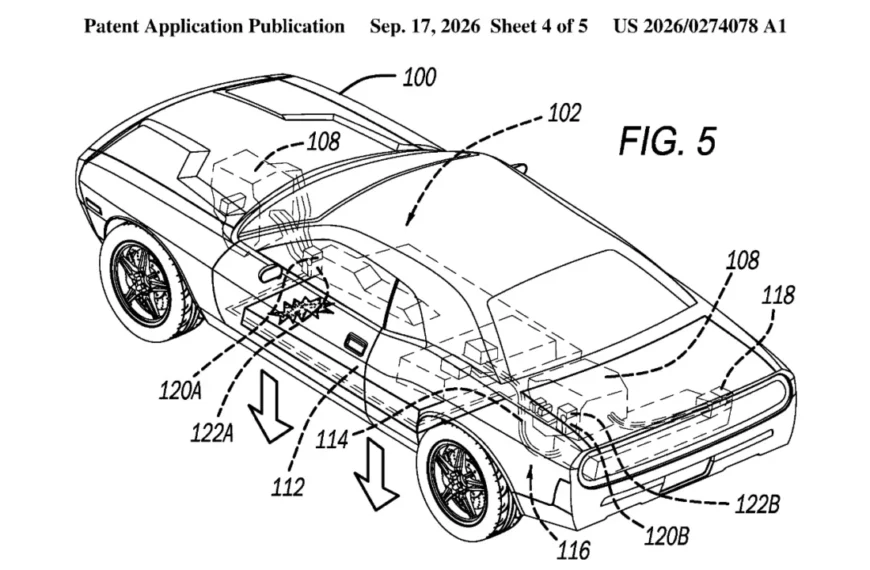 Stellantis Patents System That Ejects EV Battery In An Emergency